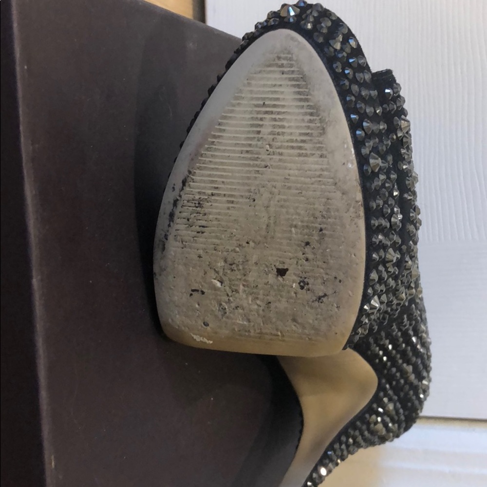 Black rhinestone heels Enzo Angiolini - Picture 3 of 4